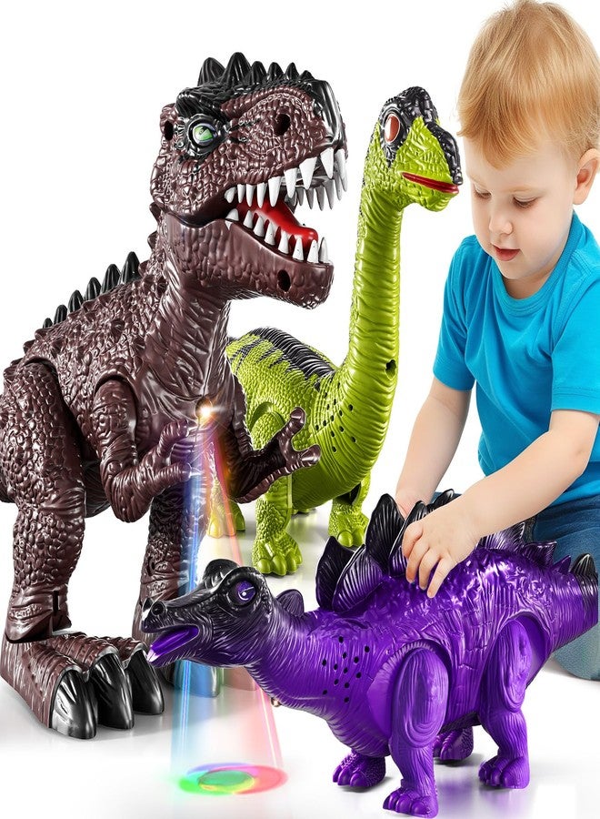 JUKUDAHU Dinosaur Toys for Kids 3 4 5 6 7 8 Years Old - Electronic Walking Dinosaur Figures for Boys 4-7 5-7, Toddler Boys Toys Set for Kids 3-5 with Sound Light, Birthday Gifts - Image 5